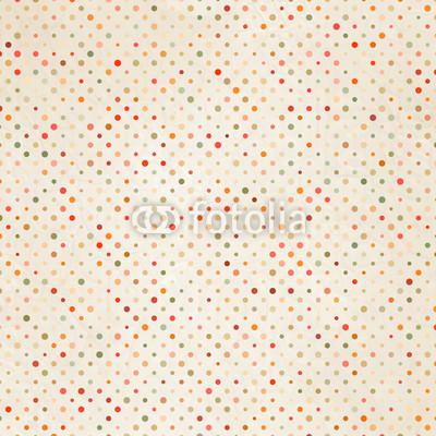 Paper textured polka dots pattern. EPS 8