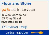 Flour and Stone on Urbanspoon