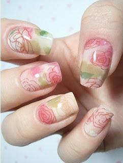 Latest Eid Nail Designs  For Girls 2012