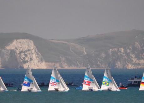 Olympic sailing in Weymouth, Dorset. 