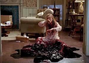 Sookie Stackhouse (after she staked Mike Spencer) in Episode 10 of HBO's True Blood