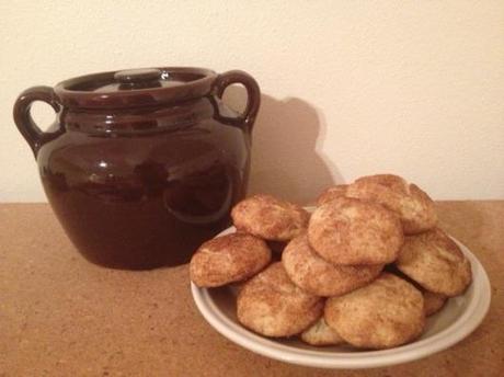 Snickerdoodles and cookie jar