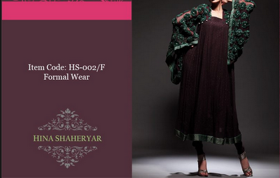 Hina Shaheryar Latest Eid Arrivals For Women