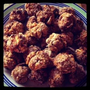 {Recipe} Pork and Apple Balls