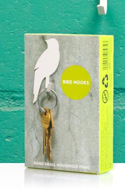 Bird Hooks by Suck UK, nicely packaged for gifting