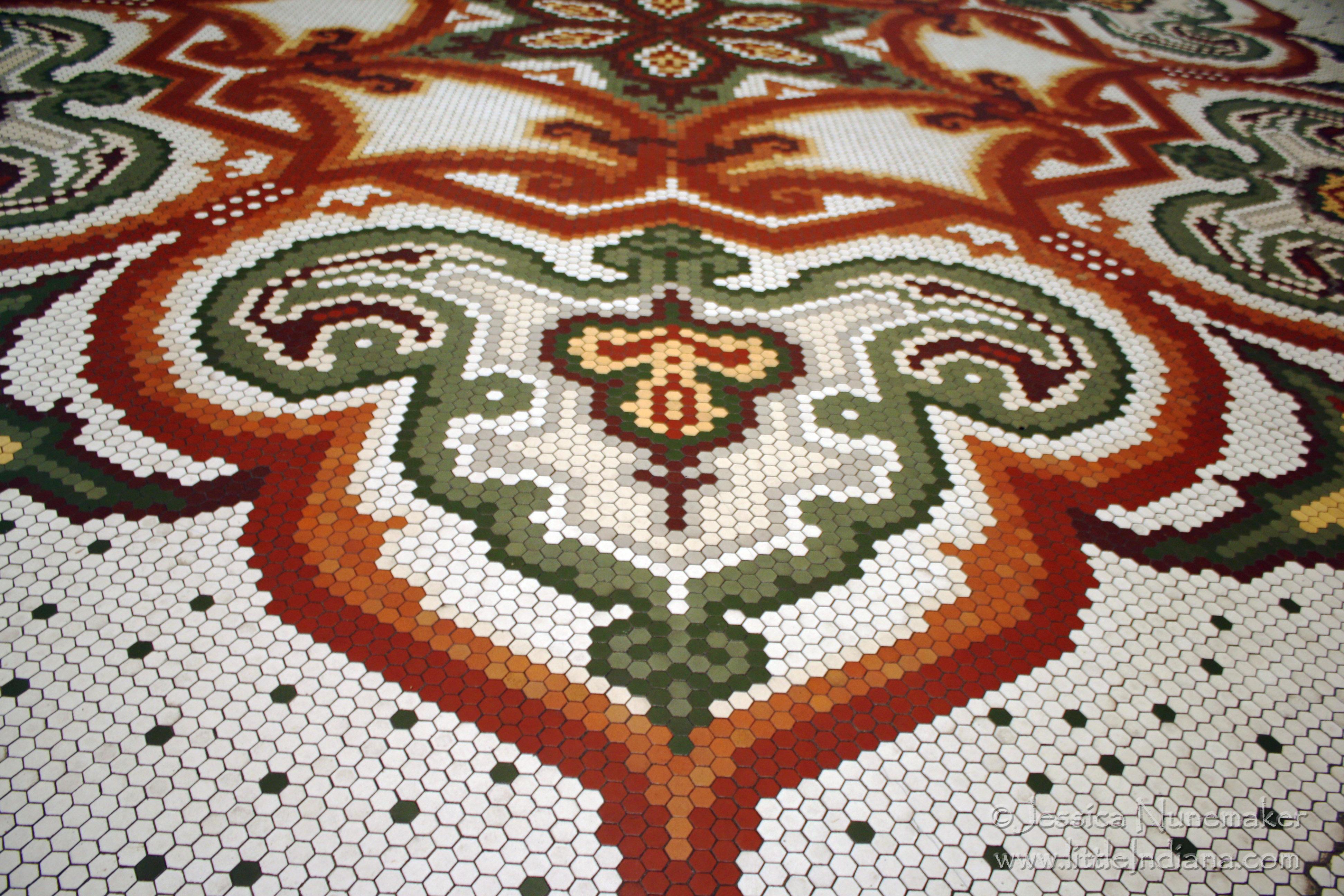 Carroll County Courthouse Flooring in Delphi, Indiana