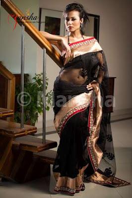 Mansha Grand Sarees Eid Collection  For Ladies 2012