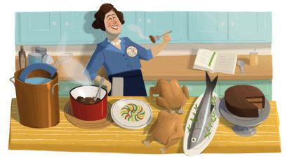 Julia Child Google Doodle