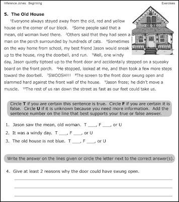 Inference Jones Beginning Sample Page