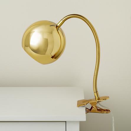 Gold Clip Lamp