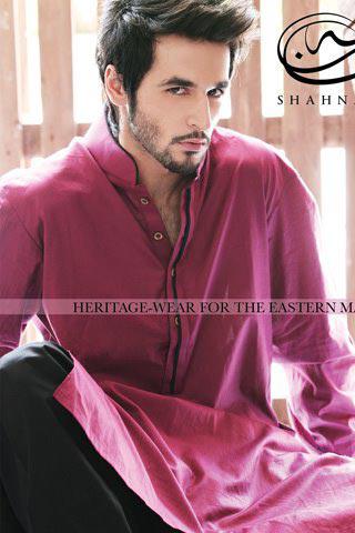 Kurta Shalwar Designs for Men by Shahnameh for Eid 2012 with Beguiling and Beateous Colours