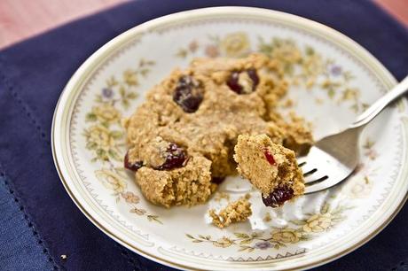 flourless microwave cookie for one