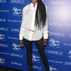 Rutina Wesley attends The Cinema Society Screening of “Sparkle”