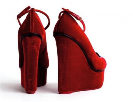 Craving Six Inches: Charlotte Olympia Velvet Wedges