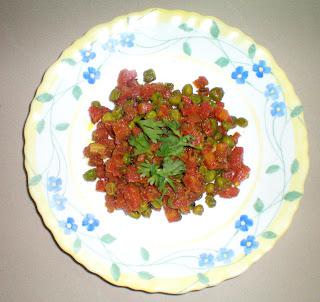 Carrot and Peas Veggie ( Gajar Matar Sabzi)