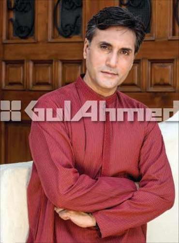 Gul Ahmed Kurta Shalwar Fall Eid Collection 2012 for Men with Sinewy and Veritable Prints