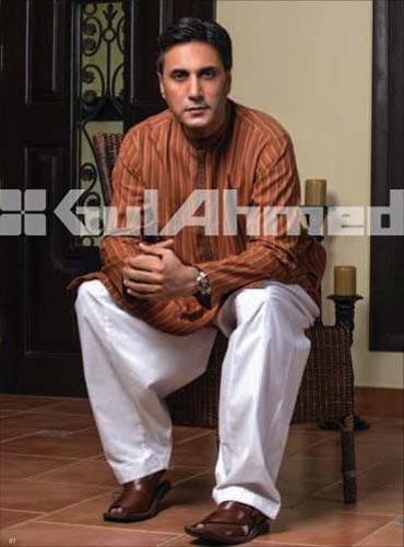 Gul Ahmed Kurta Shalwar Fall Eid Collection 2012 for Men with Sinewy and Veritable Prints