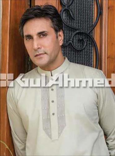 Gul Ahmed Kurta Shalwar Fall Eid Collection 2012 for Men with Sinewy and Veritable Prints