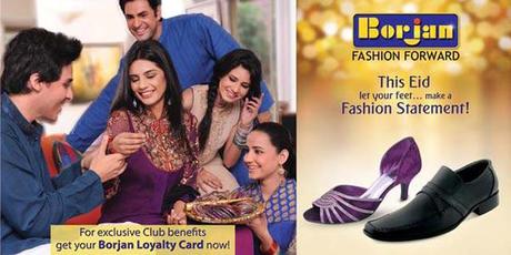 Borjan Shoes Eid Arrivals 2012 Collection for Women a Chic and Beauteous Collection