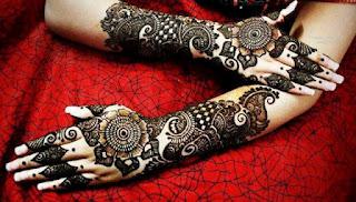 Latest Stylish Hand Mehndi Designs Collection For Ramzan Eid 2012