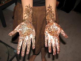 Latest Stylish Hand Mehndi Designs Collection For Ramzan Eid 2012