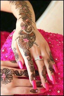 Latest Stylish Hand Mehndi Designs Collection For Ramzan Eid 2012