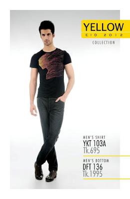 Yellow Eid Wear Collection For Men & Women 2012