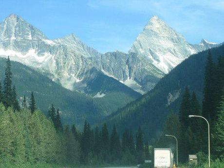 Through the Rockies, on the way to Calgary