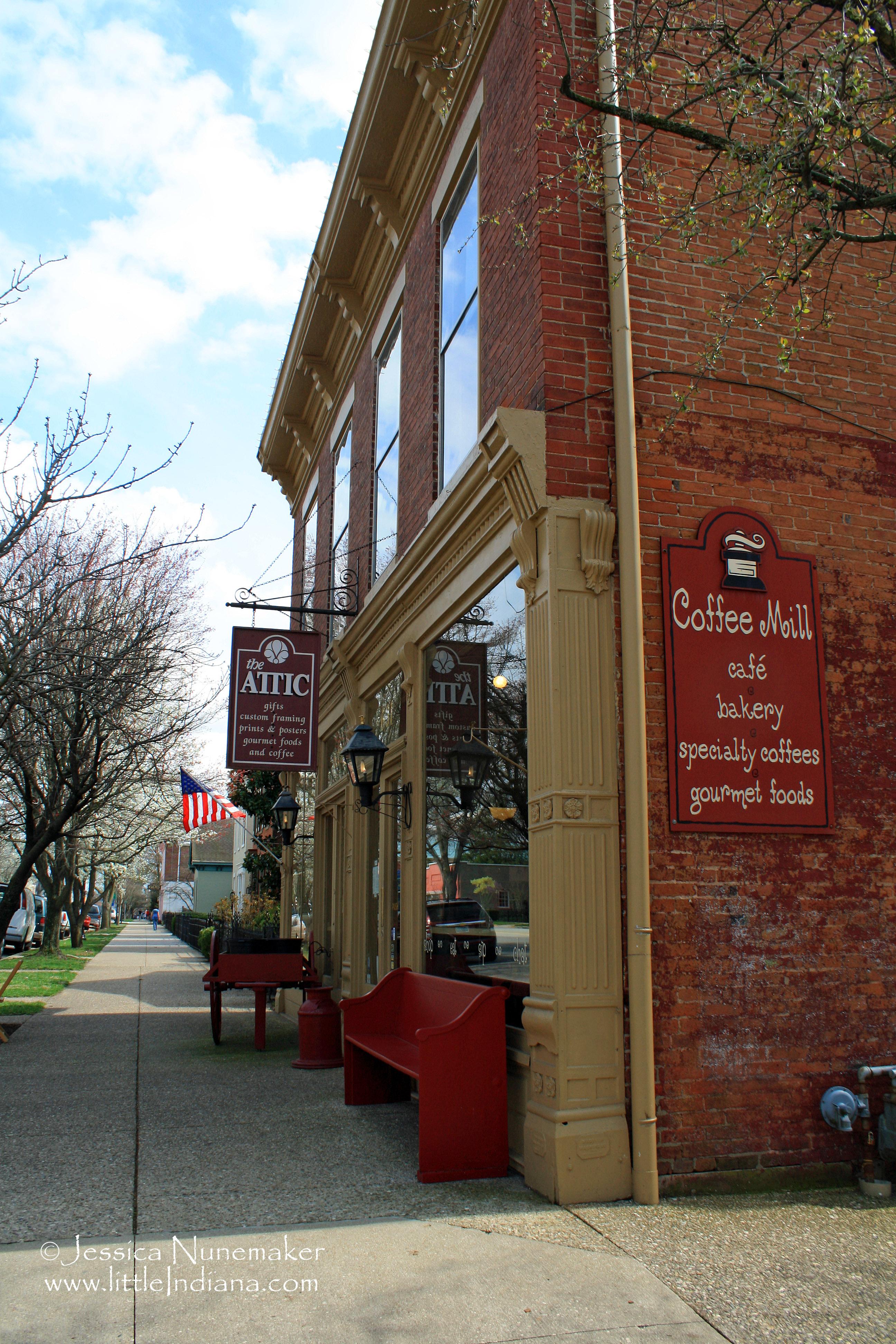 The Attic and Coffee Mill Cafe: Madison, Indiana