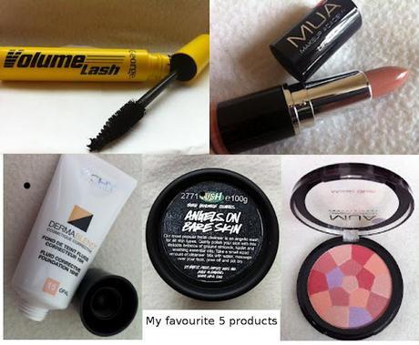 My favourite five products at the moment!