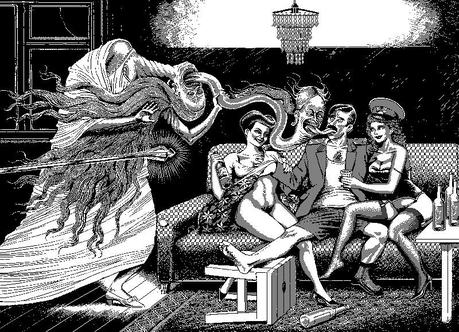 The dark and bizarre illustrations of Uno Moralez
