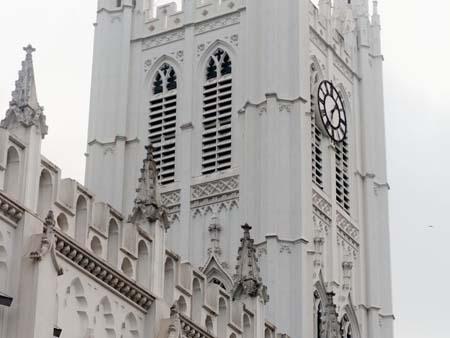 The cathedral conforms to the Neo-Gothic or the Gothic Revival style of architecture