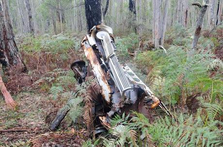 car wreck in cobboboonee forest