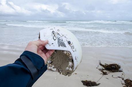 helmet found on beach at discovery bay