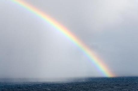 rainbow over discovery bay