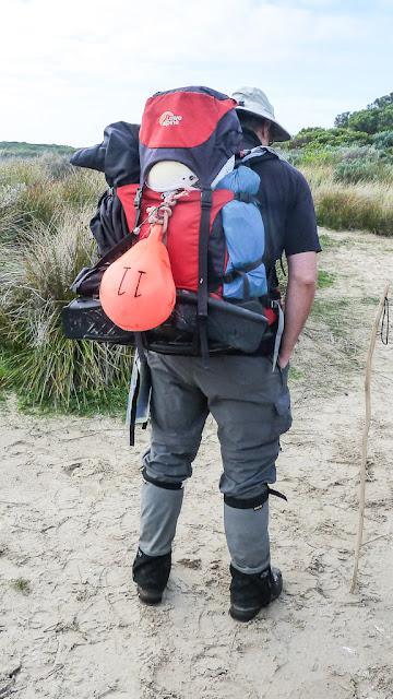 carrying jetsam in the backpack