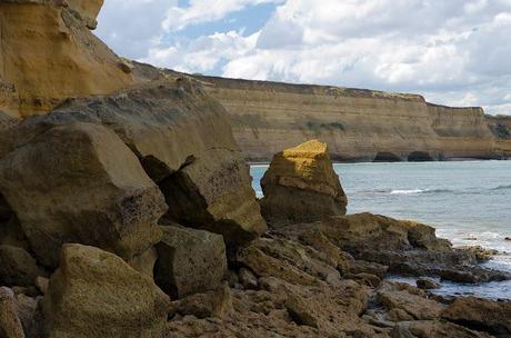 cliff and boulders near boobs reef