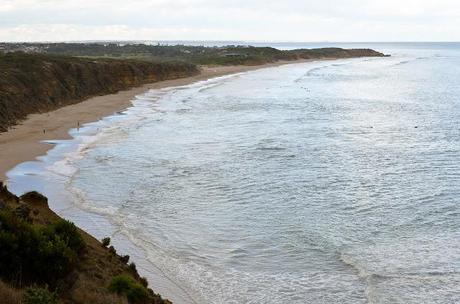 jan juc beach at late afternoon