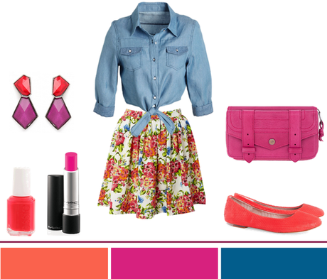 Floral + Denim + Brights…
