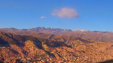 La Paz and a Dangerous Road; Bolivia