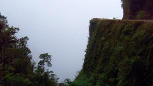 La Paz and a Dangerous Road; Bolivia