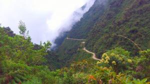 La Paz and a Dangerous Road; Bolivia