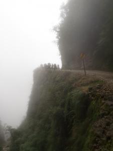 La Paz and a Dangerous Road; Bolivia