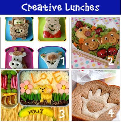 activities for kids 12 Creative School Lunches