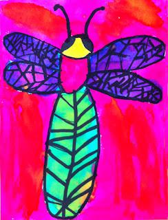 Watercolor Dragonfly