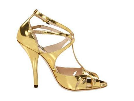 Feeling Golden: Shoes that Gleam