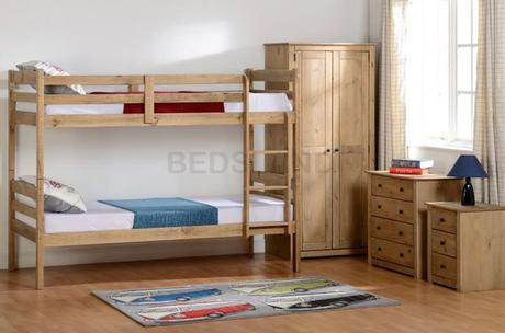 Wooden Bunk Bed Set With Mattress For Sale Free Delivery