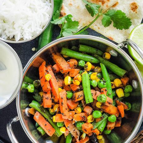 Indian Vegetables: Quick & Healthy Vegetable Sabji