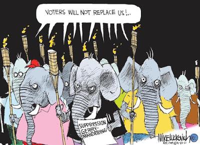 Today's Republican Party, Disenfranchising Millions of Taxpaying American Citizens