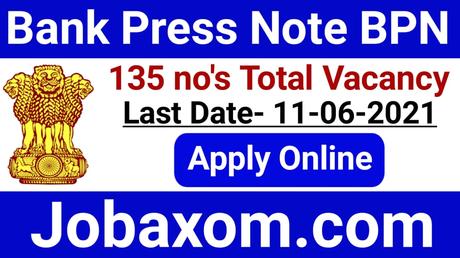 Bank Note Press BNP Recruitment 2021 – Apply Online for 135 Vacancy